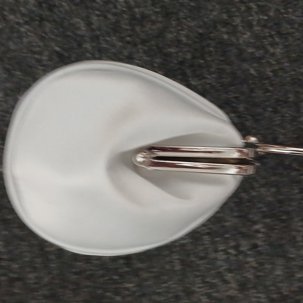 Elegant White Satin Evening Bag - Picture 9 of 9